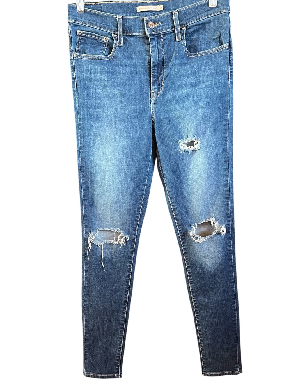 Levi’s 720 High Rise Skinny Distressed Jeans